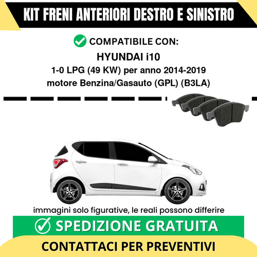 Pastiglie freno anteriori per - pastiglie,