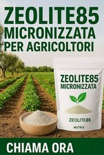 Zeolite PURA Micronizzata Biologica CERTIFICATA 6kg (1kg OMAGGIO!) SPED.GRATIS
