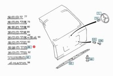 MERCEDES W124 DISTINTIVO DEL