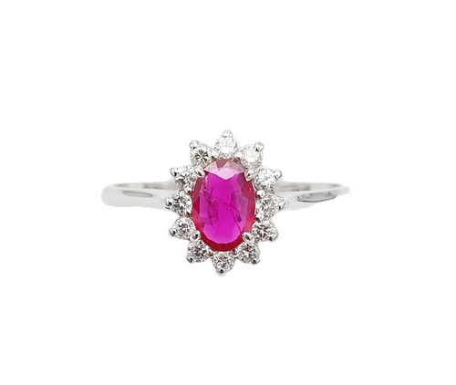 Anello donna oro bianco - anello,