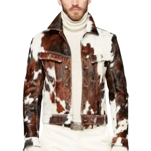 Giacca uomo western - , pelle