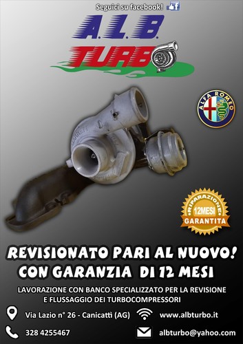 Turbo turbina alfa romeo 159 - turbo,