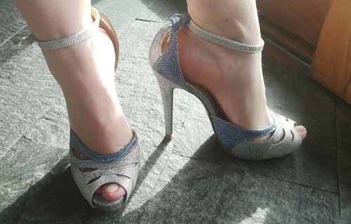 Scarpe donna glitter - in,