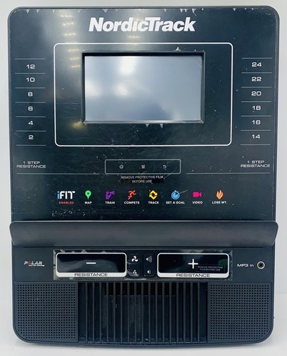 Console display ellittica
