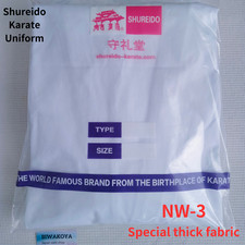 Set uniforme SHUREIDO NW3 Karate Gi Made in Okinawa marchio ufficiale KARATE