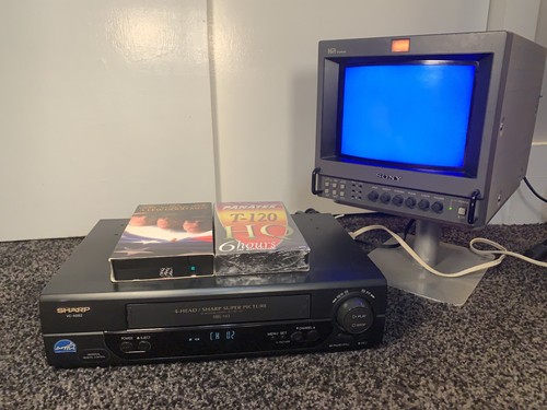 Sharp a582 vcr vhs lettore - sharp,