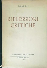 RIFLESSIONI CRITICHE BO CARLO