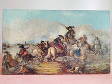 Scena di battaglia tra