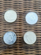 Lote 4 Monedas Del Real Madrid