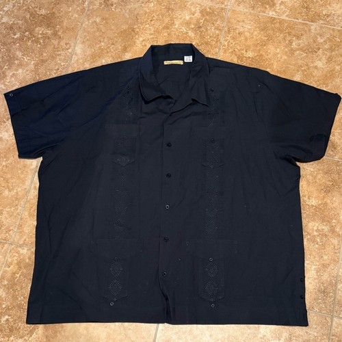 Camicia guayabera nera - camicia,