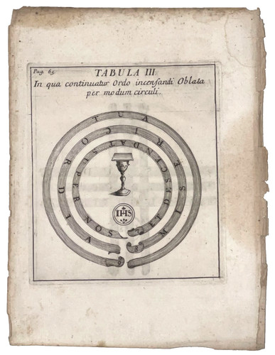 Tavole antiche liturgia - tavole,