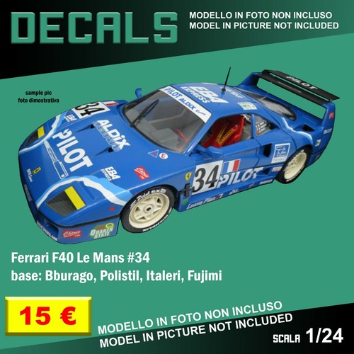 Decals repro ferrari f40 - decals,