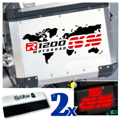 2pz adesivi nero rosso - 2pz,