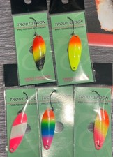 SPOON TROUT AREA 5 GR CUCCHIAINI ONDULANTI  SPINNING TROTA LAGO