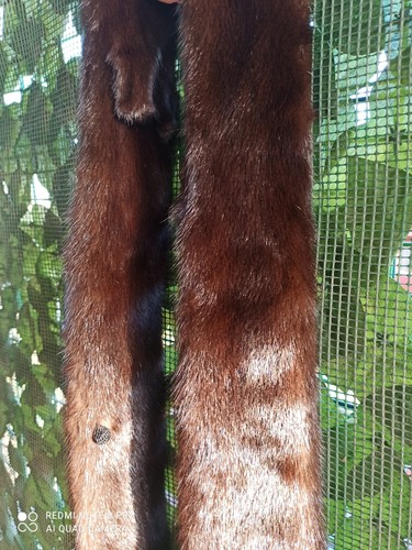 Collo visone doppio stola - collo,