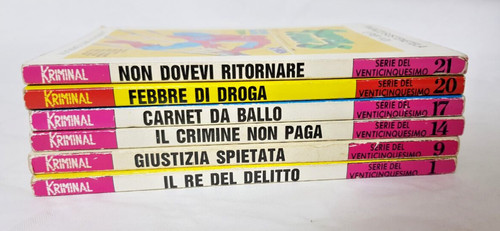 Lotto kriminal serie del - kriminal, 25°