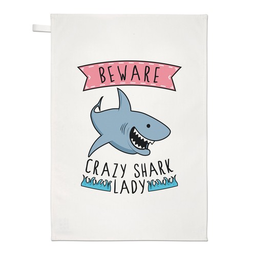 Attenzione crazy shark lady - attenzione,