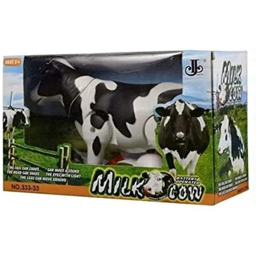 Mucca latte passeggio a - latte,