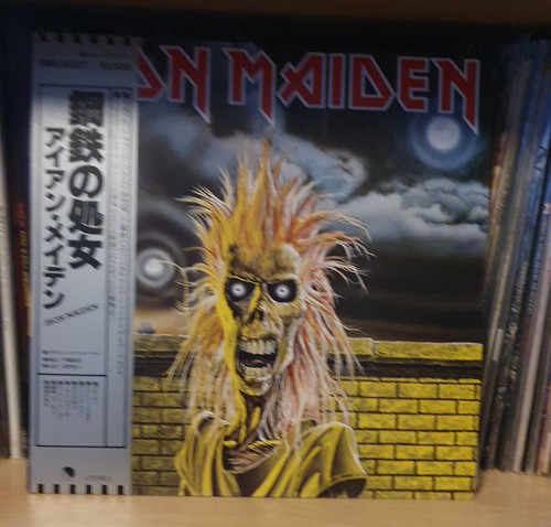 Iron maiden japan obi - lp,