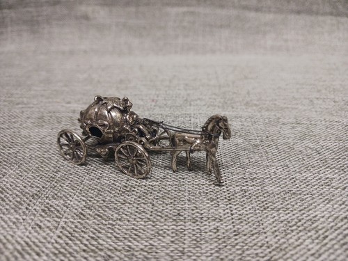 Carrozza zucca argento 800 - carrozza,