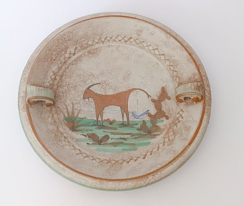 Raro piatto in ceramica - ♥,