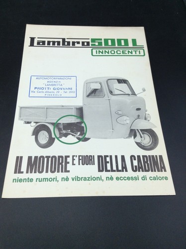 Brochure pubblicitaria vintage - brochure,