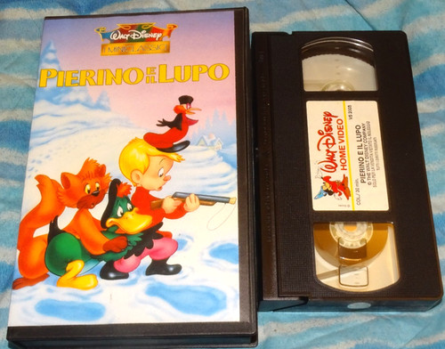 Vhs pierino lupo walt - vhs, e