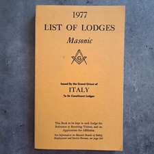 List of Lodges Masonic - 1977