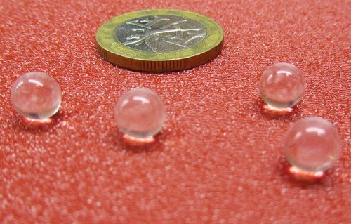 Sfera acrilica trasparente