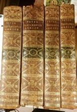 Vetus testamentum ex versione septuaginta interpretum -  4 volumi  1730    dp  r