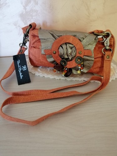 Borsa arancione spalla - arancione, a