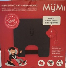 DISPOSITIVO ANTIABBANDONO BIMBI IN AUTO MYMI con LA TRIPLA SICUREZZA Colore Nero