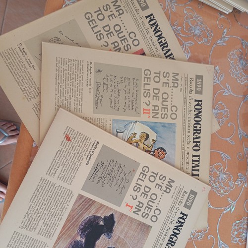 Lotto fonografo italiano - 3, lp