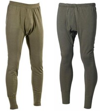 ORIGINALE BW mutande lunghe oliva mutande foderate (felpa) nuove o usate