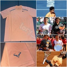 Nike Tennis polo shirt T-SHIRT RAFA NADAL MADRID MONTECARLO ROMA 2012 originale