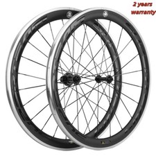 Cerchi bici da strada 700C 50 mm clincher carbonio set ruote in lega/alluminio freno