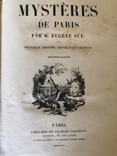 Sue mysteres paris - e., de