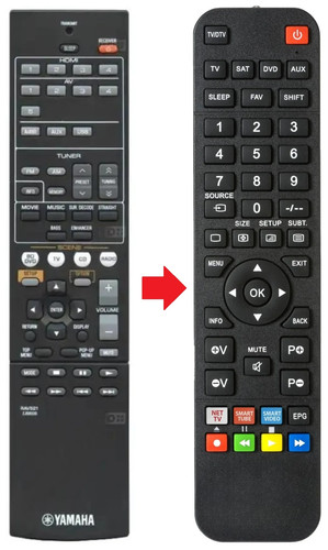 Telecomando adatto per yamaha - telecomando,