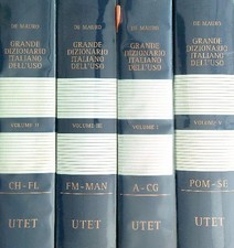 GRANDE DIZIONARIO ITALIANO DELL'USO 7VV DE MAURO TULLIO UTET 2004 