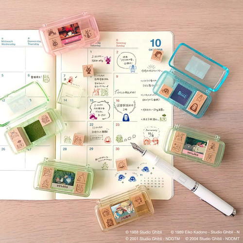 Studio ghibli mini stamp set - studio,