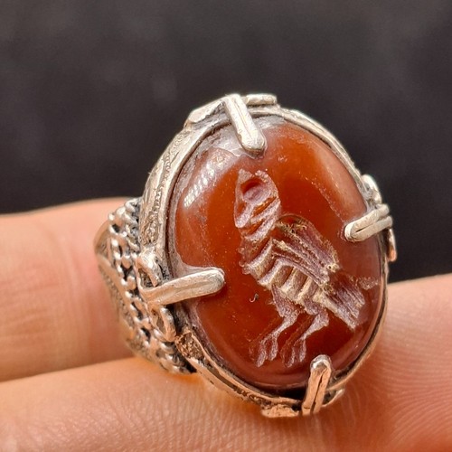 Anello antico romano intaglio