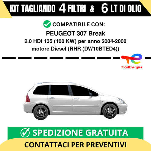 Tagliando per peugeot 307 - tagliando,
