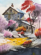 Quadro acquerello dipinto