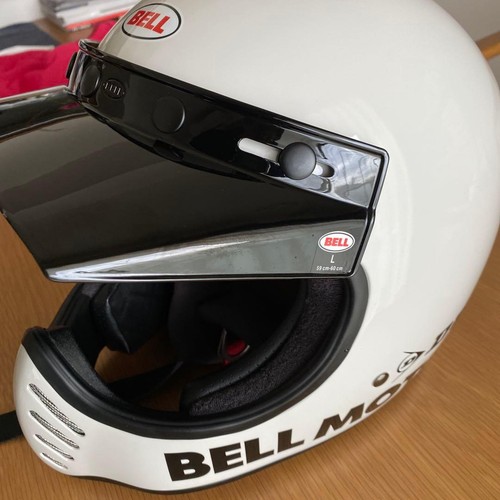 Casco bell moto3 visiera - l,