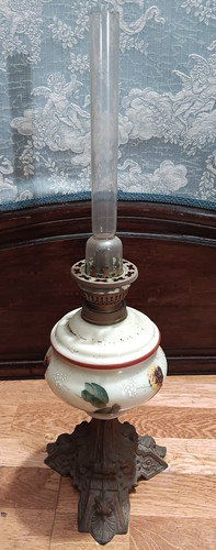 Antico lume olio vetro - olio,