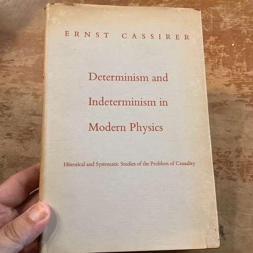 Ernst cassirer determinism and - determinism,