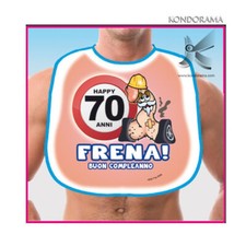 Bavaglio maxi “happy 70 anni