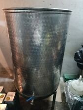Serbatoio cisterna botte acciaio  inox 500 L per vino/olio in ottime condizioni