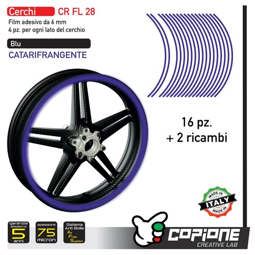 Strisce adesive nastro ruote
