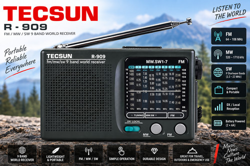 Tecsun 909 radio - tecsun, r-909